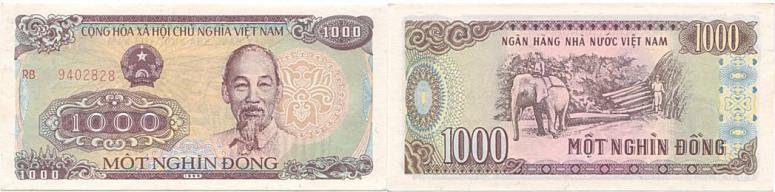 1,000vnd equivalent to 0.04 USD (4cent)